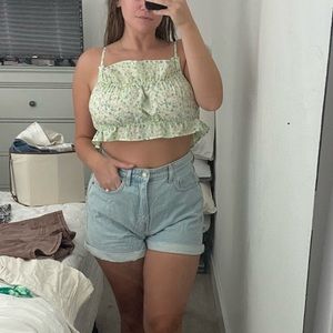 Frilly Summer Crop Top